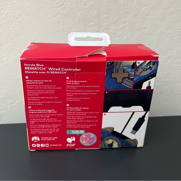 The Legend of Zelda Nintendo Switch Rematch Wired Controller - Picture 3 of 5